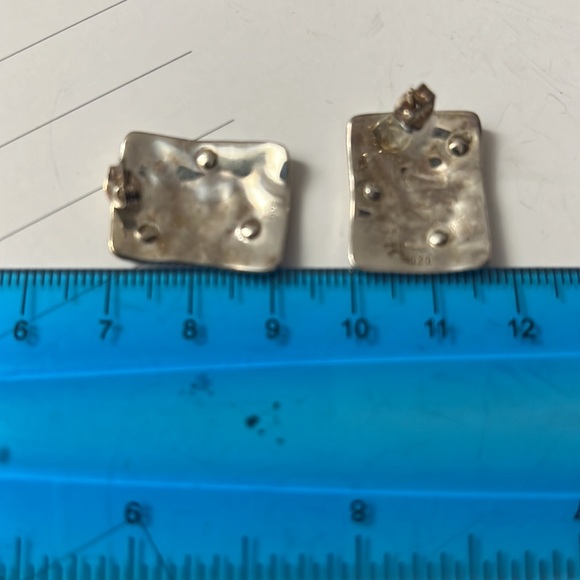 Hagit Gorali ‘Frozen in Time’ Sterling Silver 925 Earrings - Picture 3 of 5